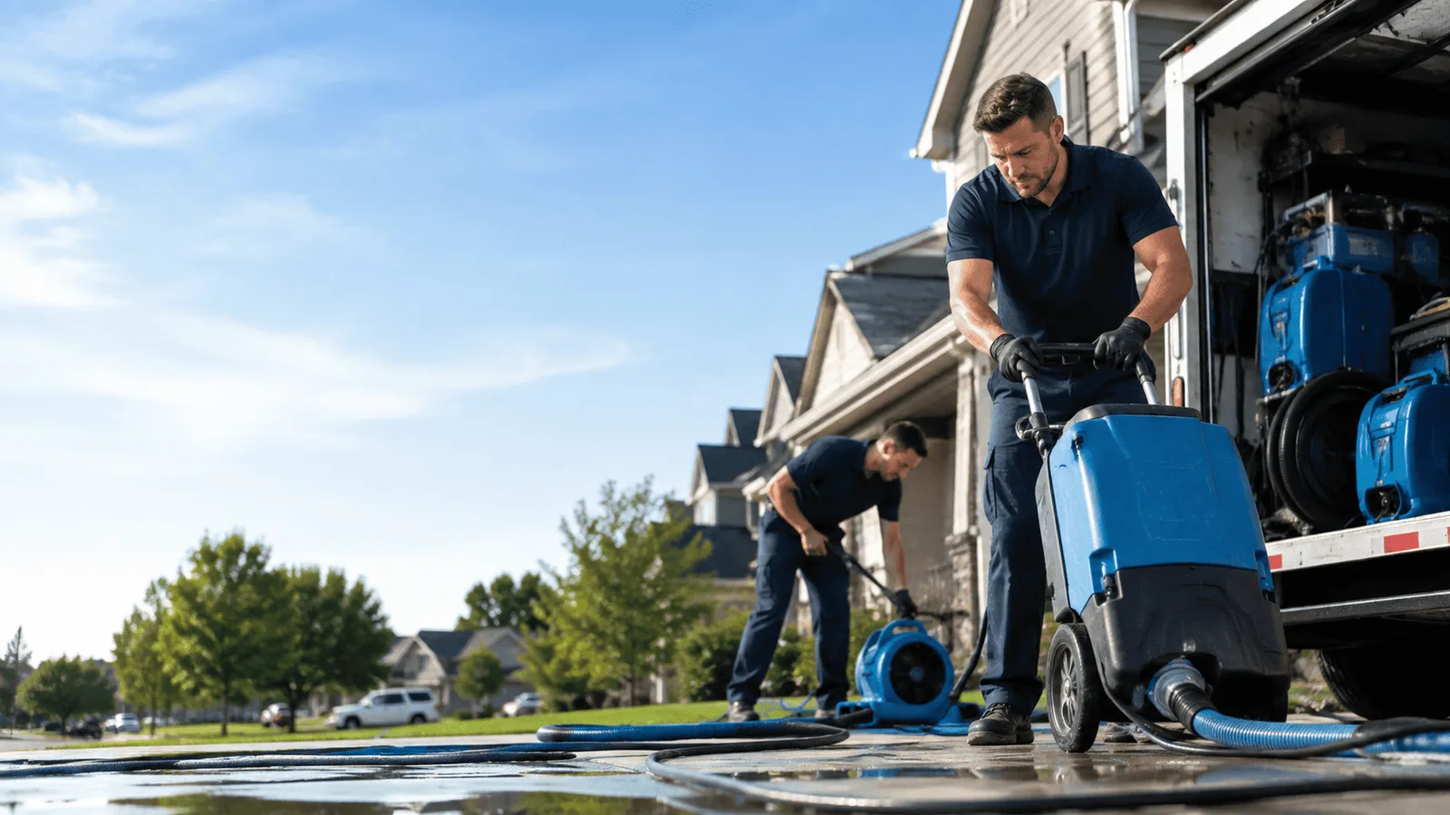 Dehumidification being performed in Jarvisburg, NC